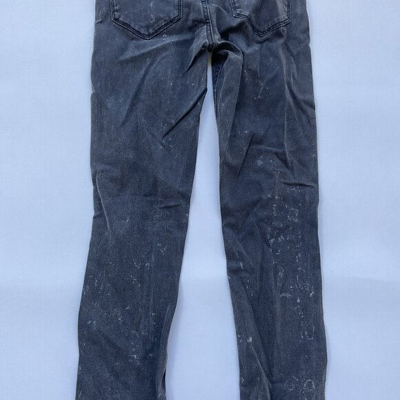 Guess Women’s 1981 High Rise Skinny Jeans Black Acid Wash Size 23 - Picture 10 of 11